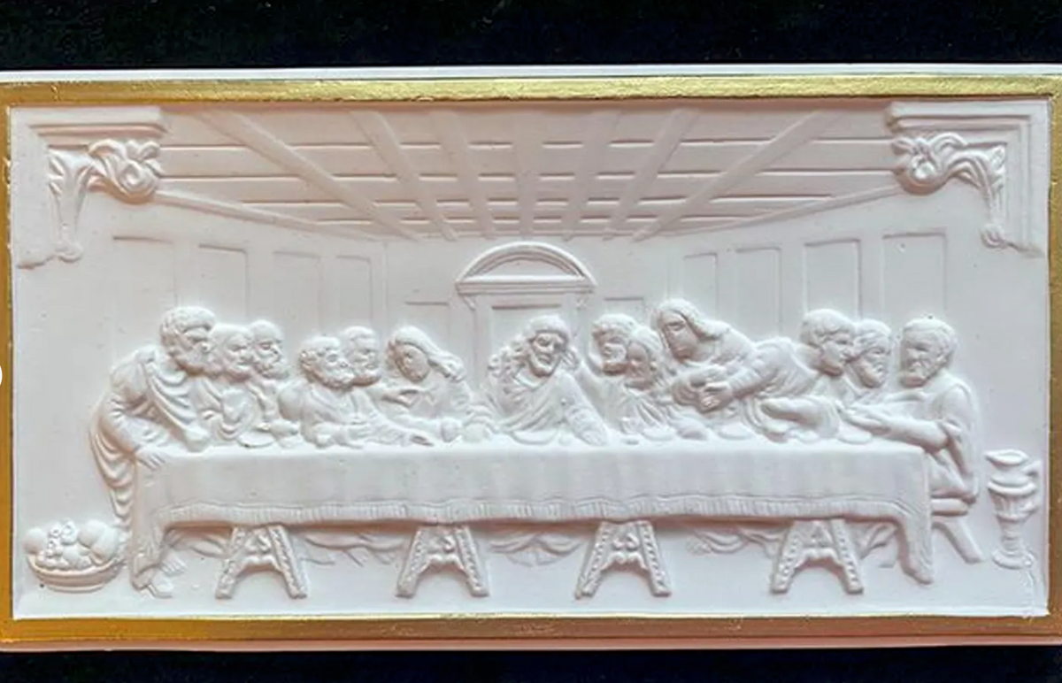 The Last Supper Framed Intaglio Art