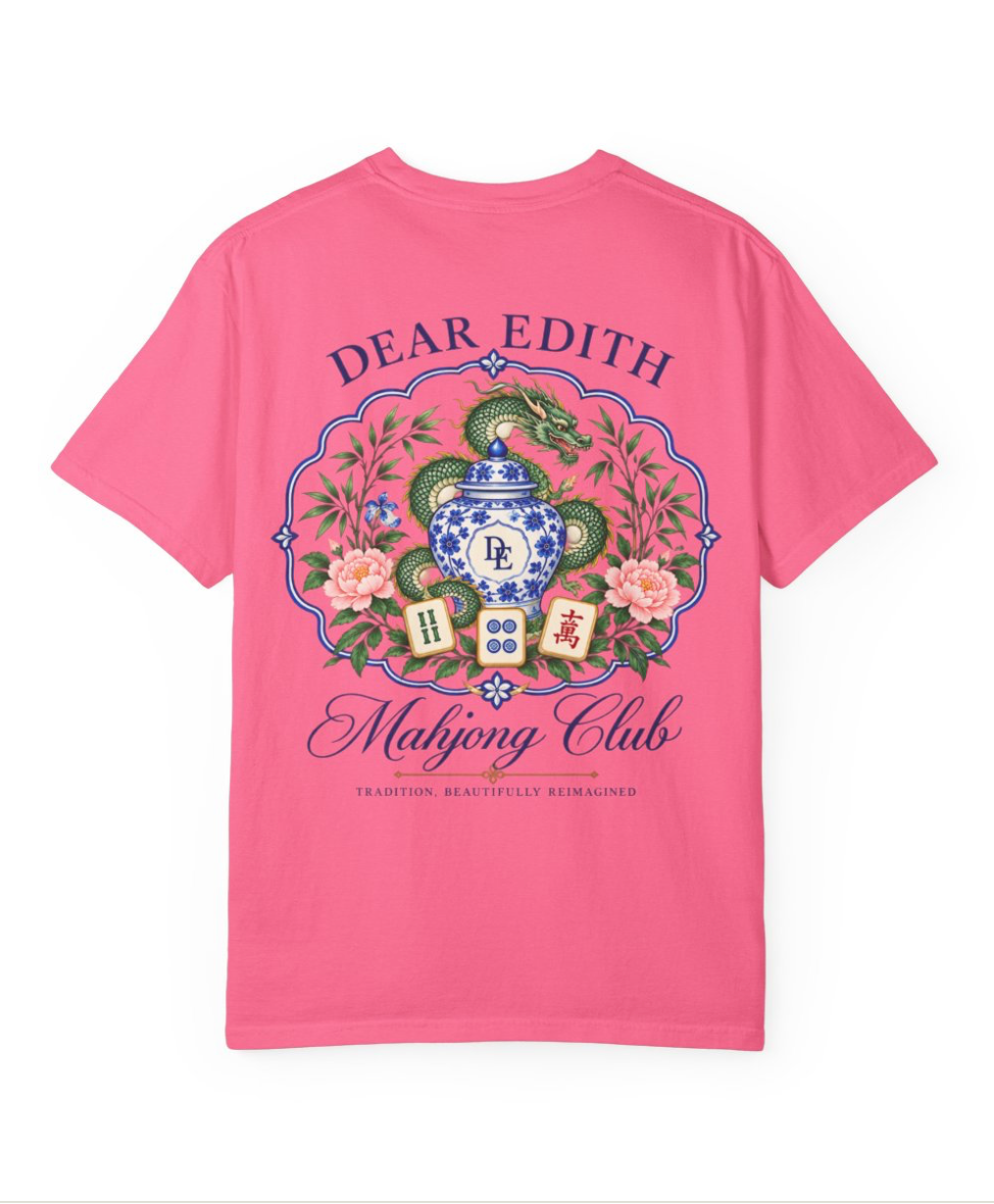 Dear Edith Mahjong Club Tshirt | Comfort Colors