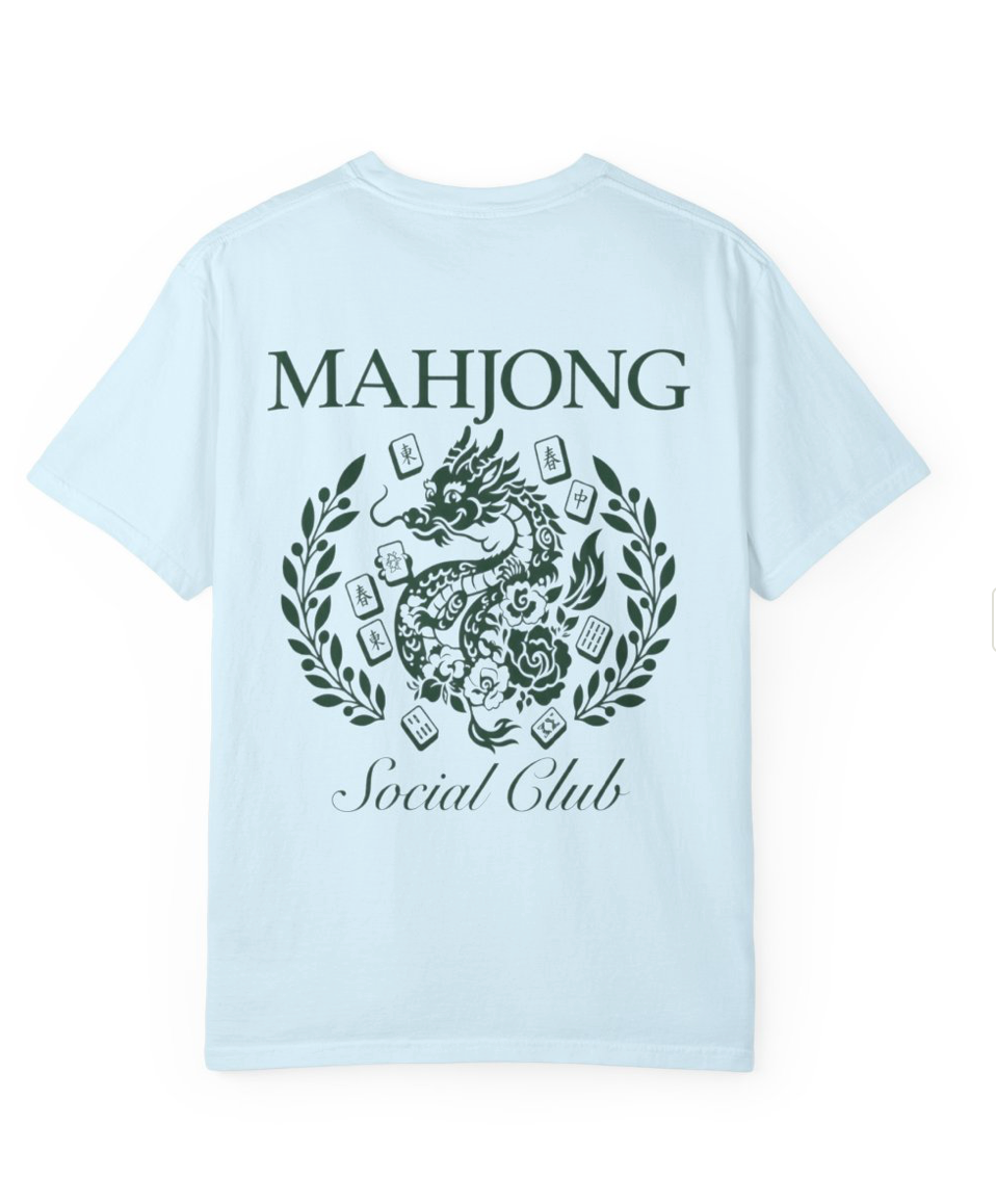 Mahjong Social Club T-shirt, Comfort Colors