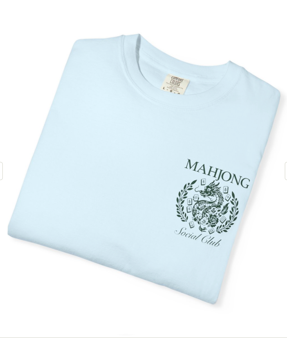 Mahjong Social Club T-shirt, Comfort Colors