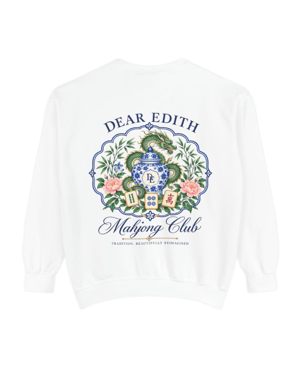 Dear Edith Mahjong Club Sweatshirt | Comfort Colors