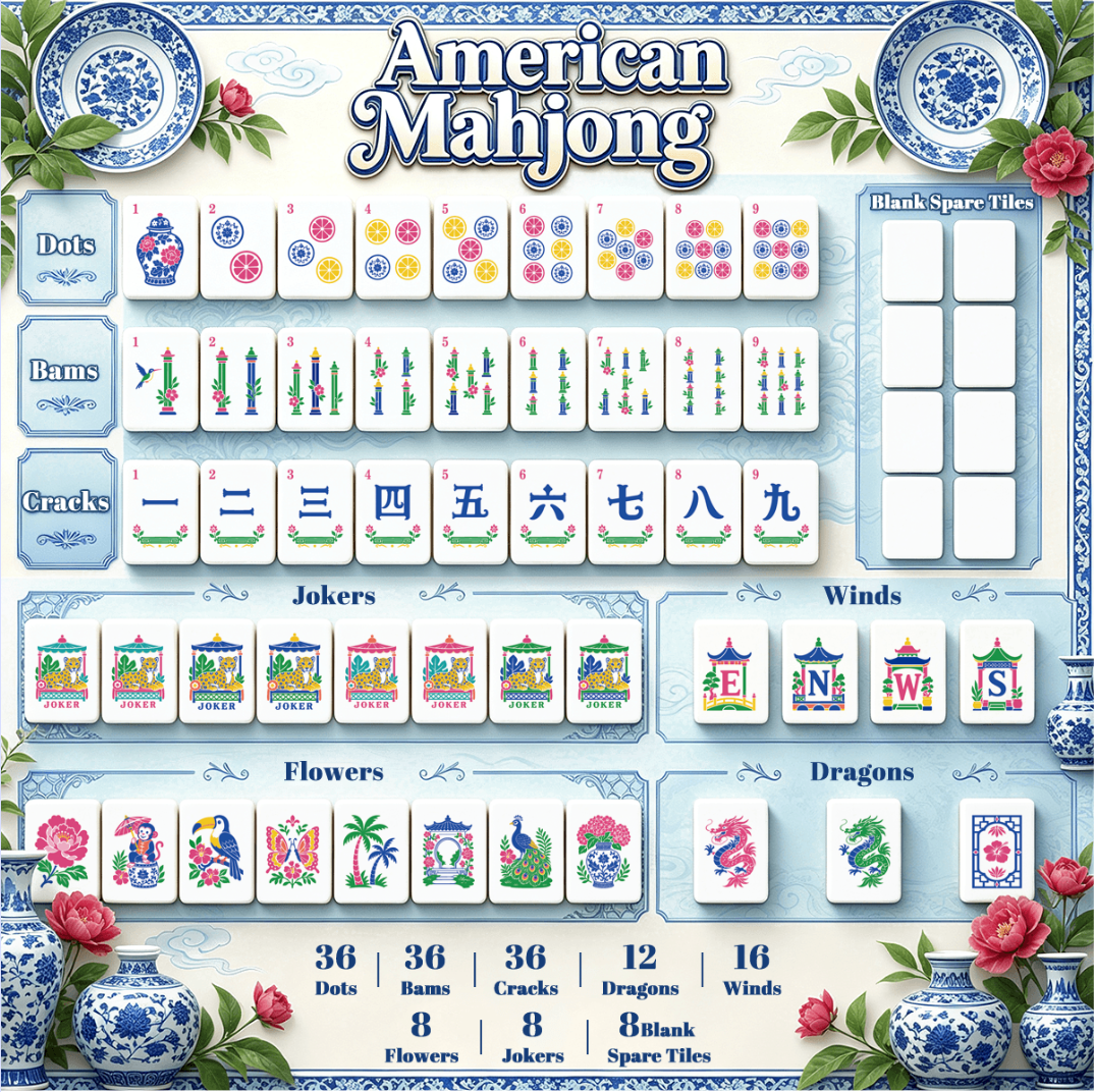 30A Florida Mahjong Tiles
