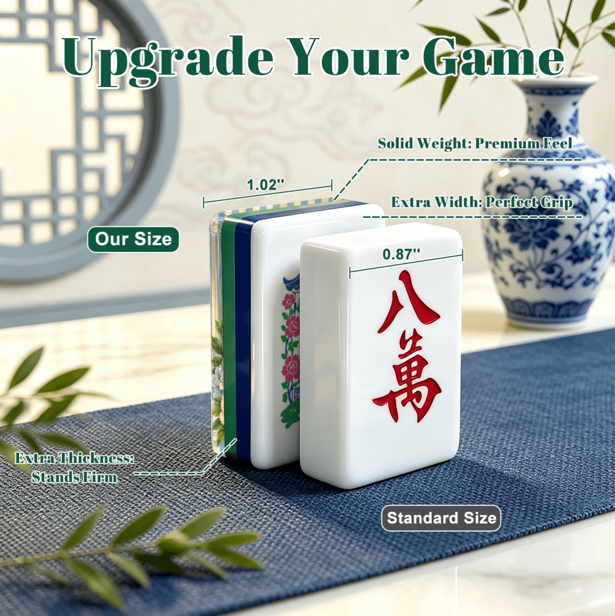 Custom Dog Mahjong Tiles | Schnauzer | Customize with Your Pet