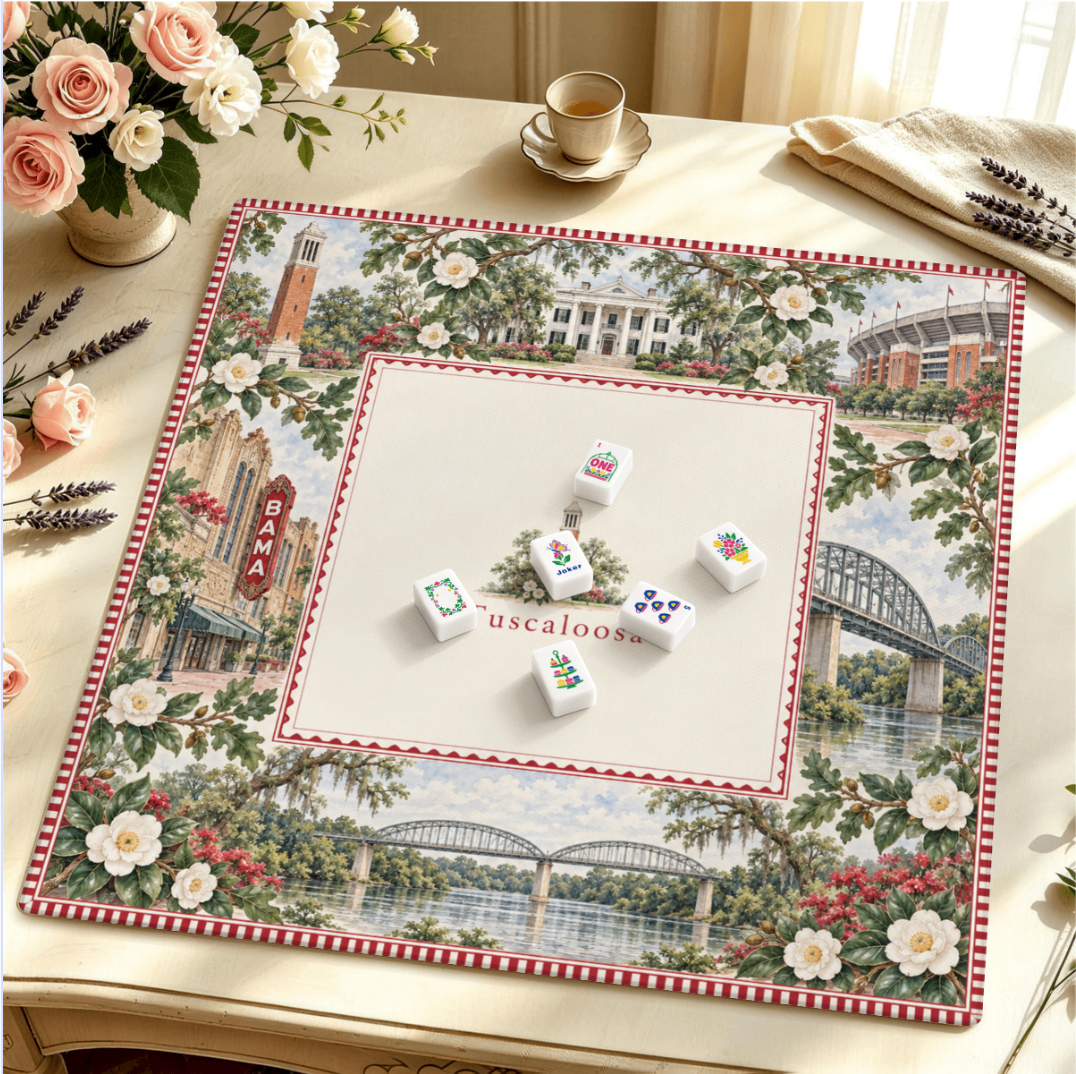 Tuscaloosa, Alabama Mahjong Mat