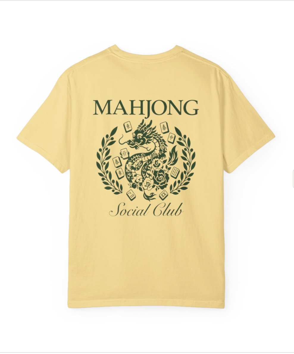 Mahjong Social Club T-shirt, Comfort Colors
