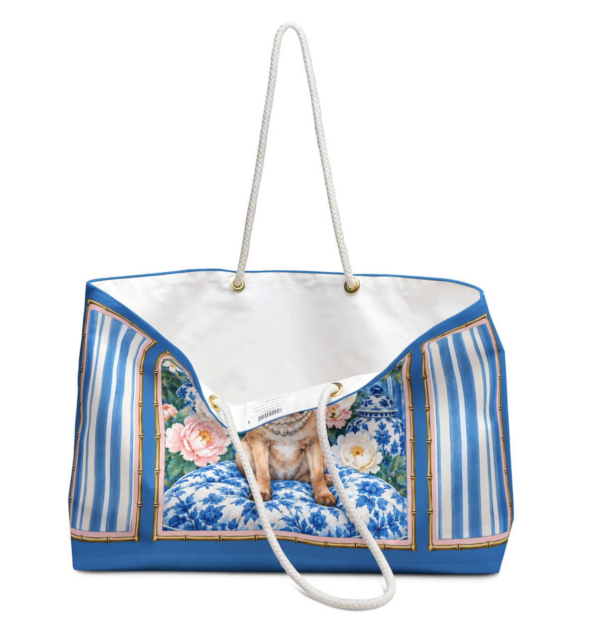 Frenchie Mahjong Tote Bag | Tile Pouch