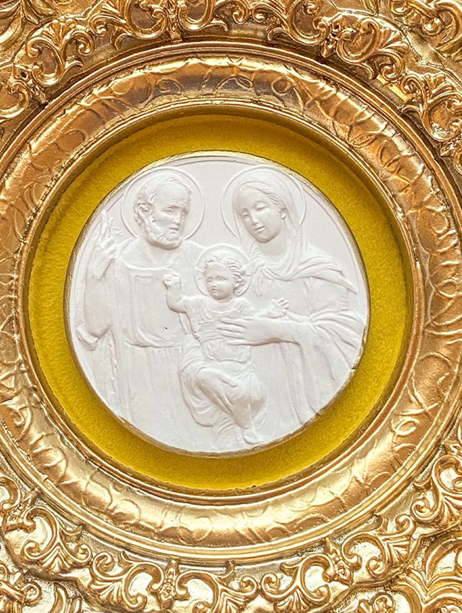 Framed Intaglio The Holy Family