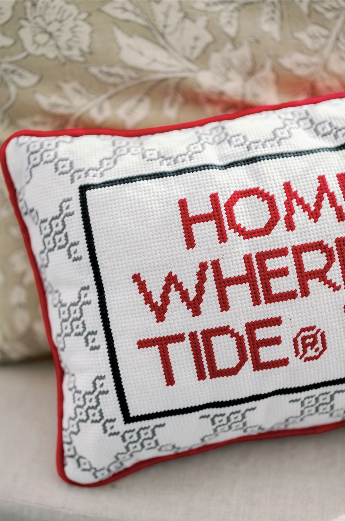 University of Alabama Needlepoint Pillow