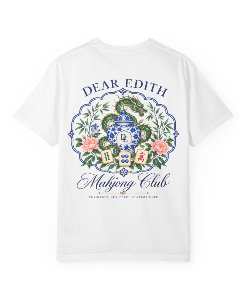 Dear Edith Mahjong Club Tshirt | Comfort Colors