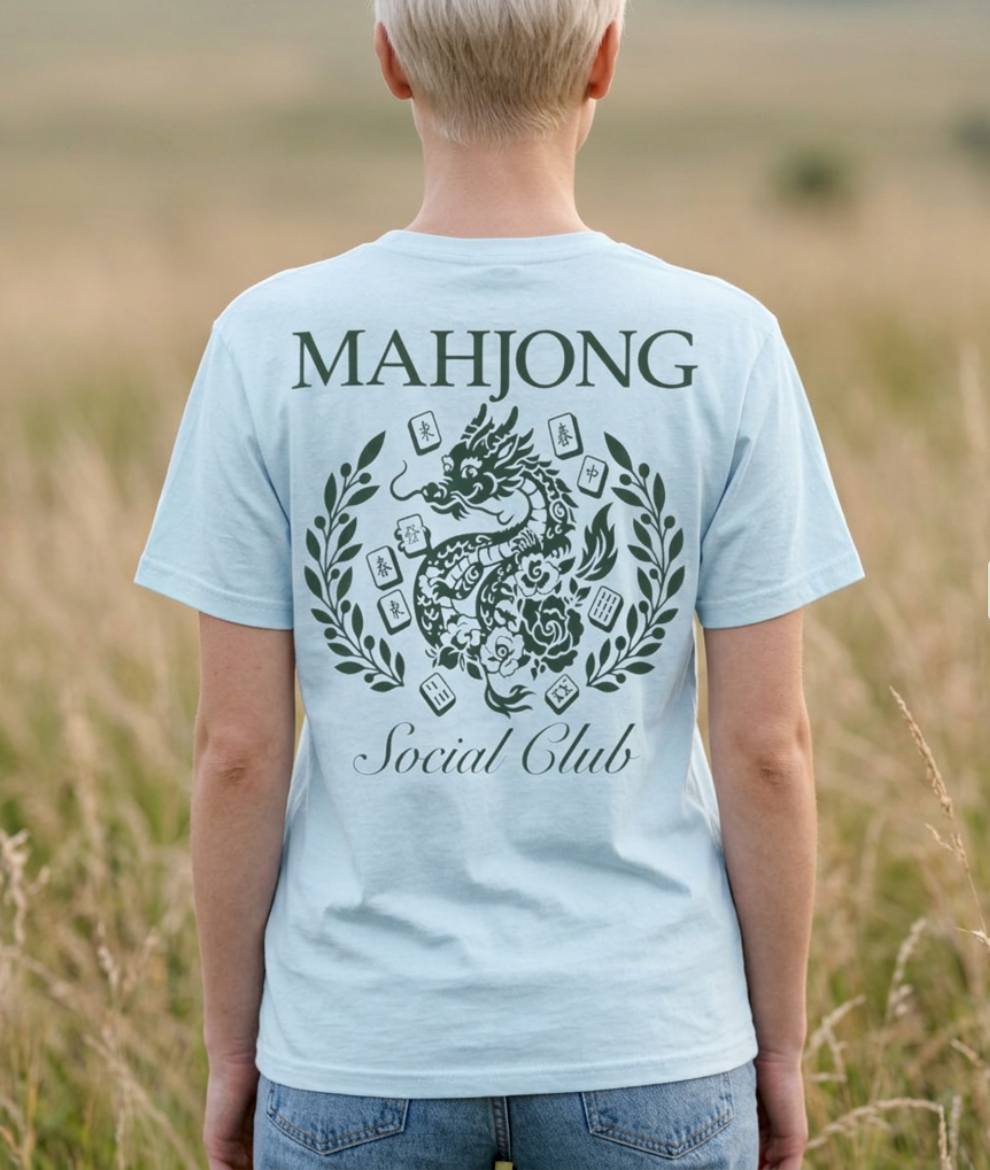 Mahjong Social Club T-shirt, Comfort Colors