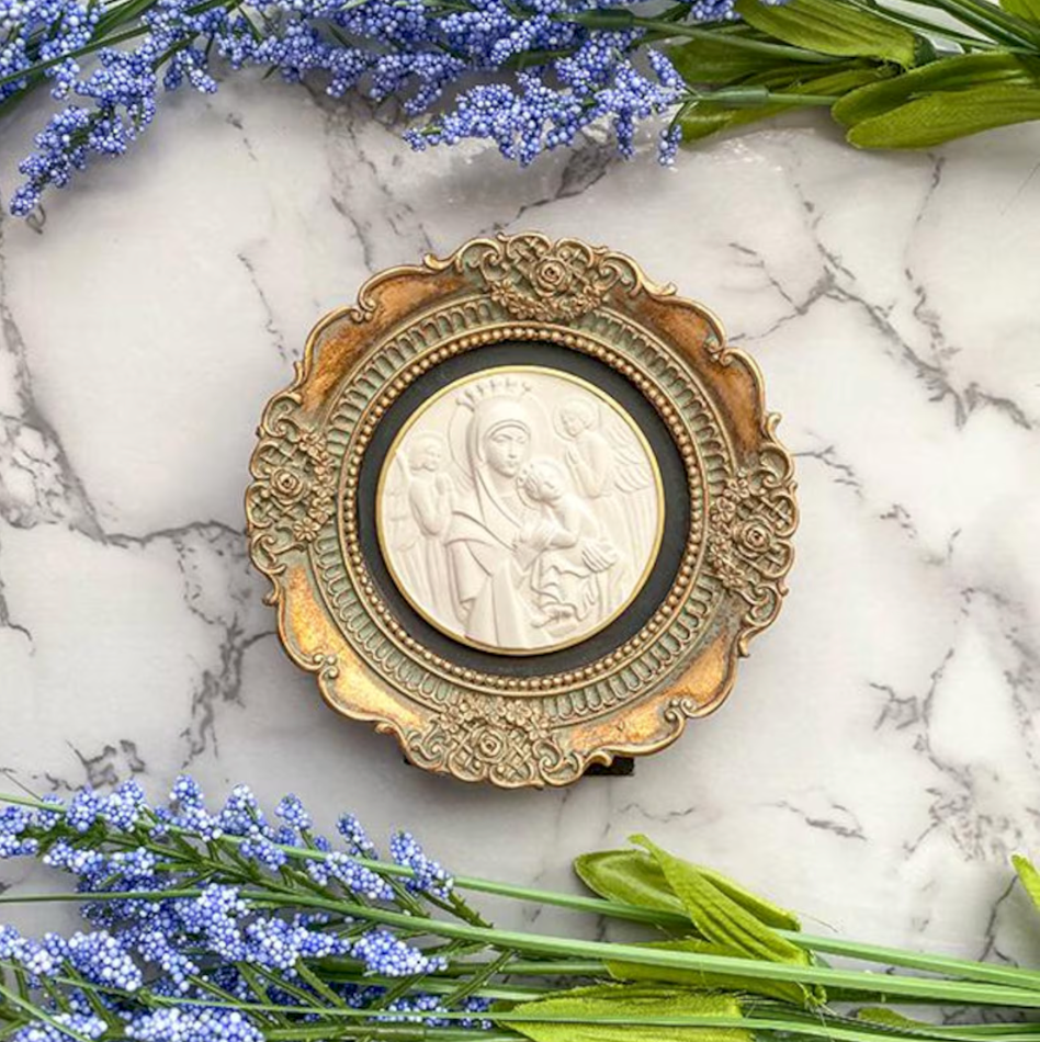 Framed Intaglio | Our Lady of Perpetual Help