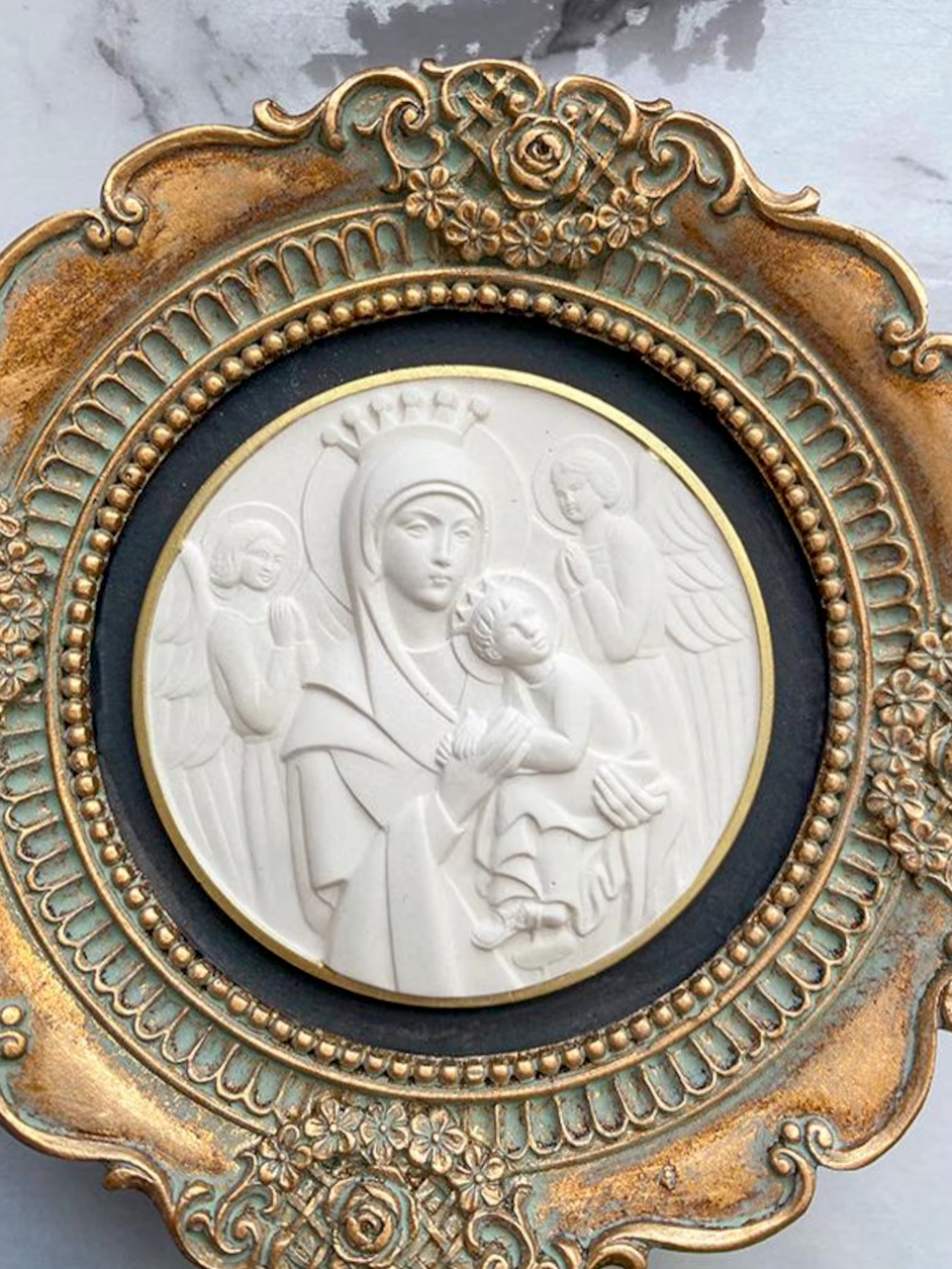 Framed Intaglio | Our Lady of Perpetual Help