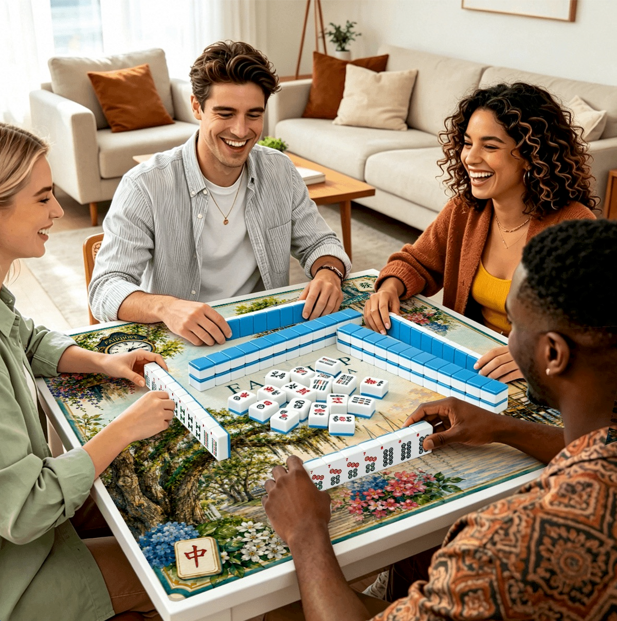 Fairhope Alabama Mahjong Mat