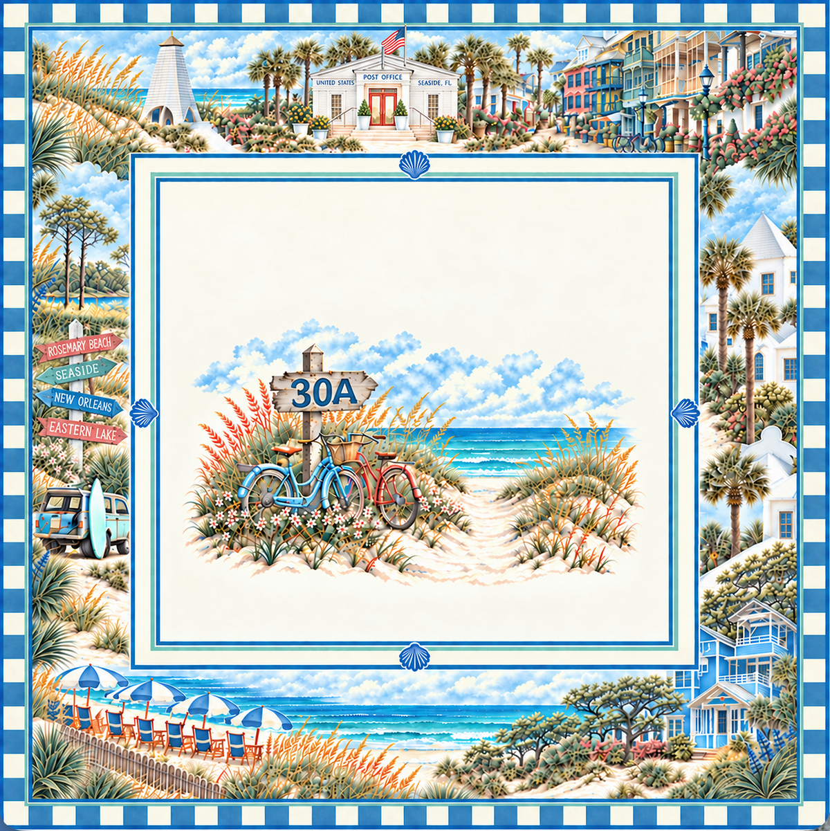 30A Florida Mahjong Mat