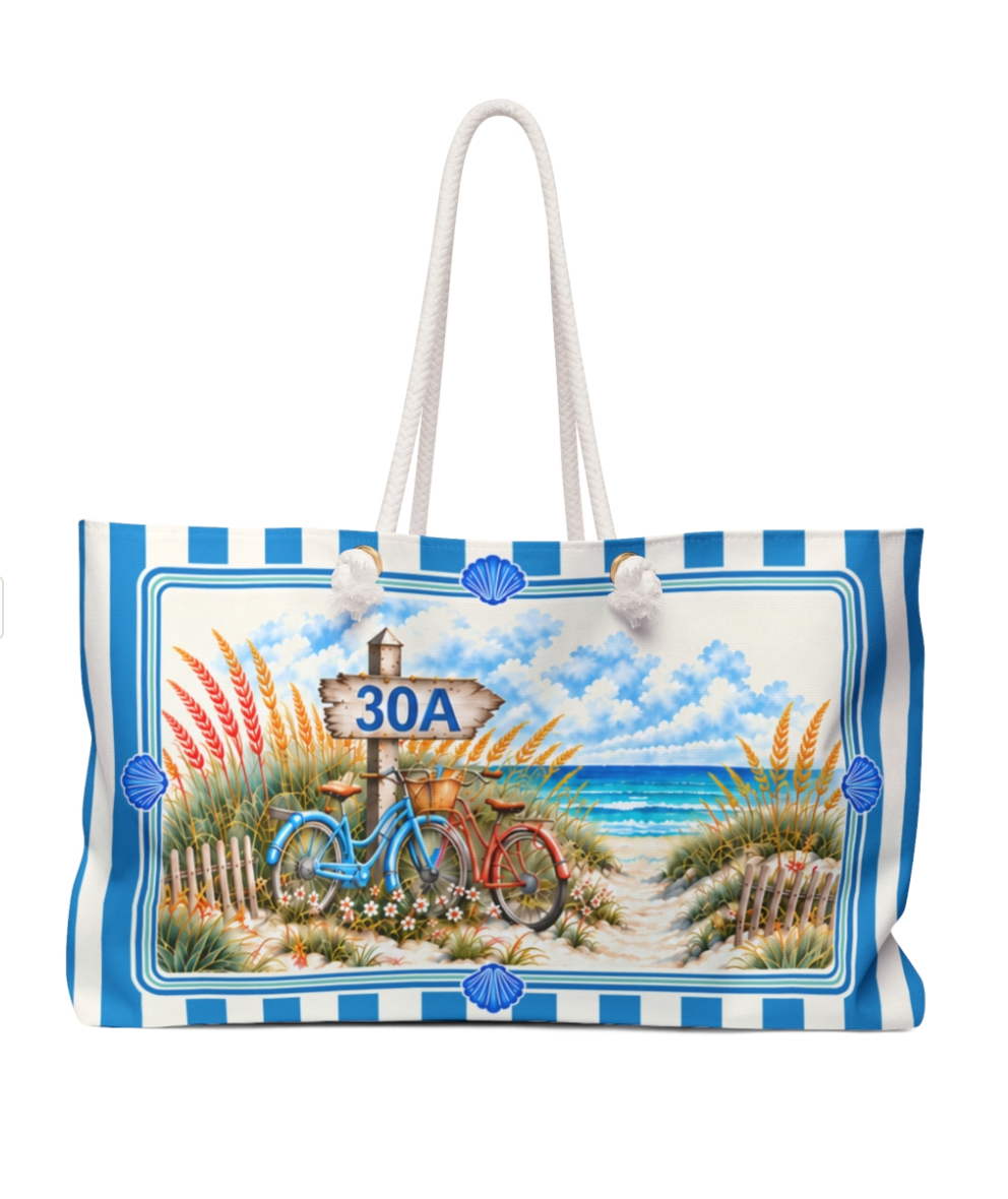 30A Florida Weekender Mahjong Tote Bag