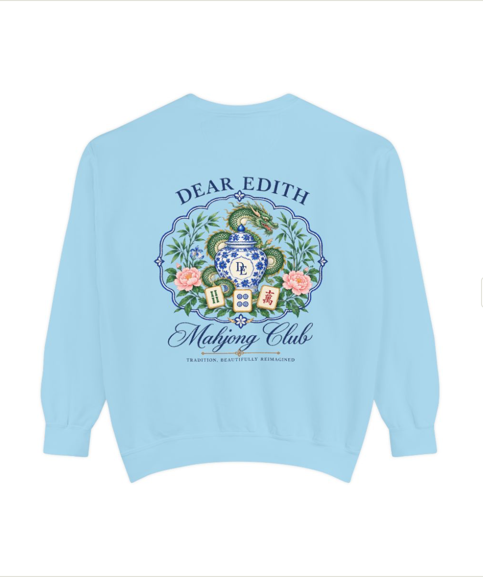 Dear Edith Mahjong Club Sweatshirt | Comfort Colors