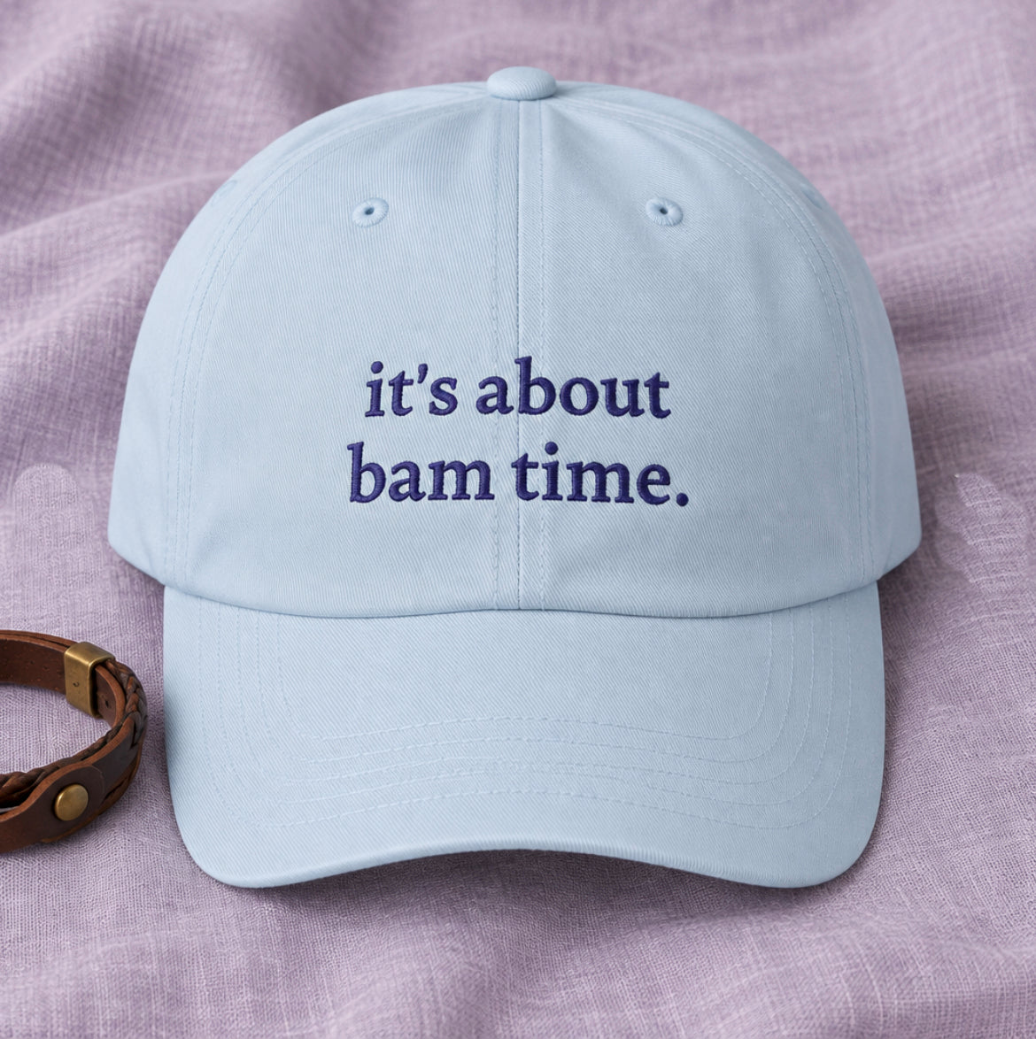 It's About Bam Time Baseball Cap